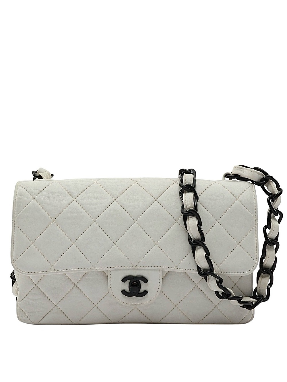 CHANEL classic flap bag PANDA VINTAGE